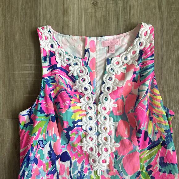 Lilly Pulitzer Gabby Shift Dress in Gumbo Limbo Size 4 - Picture 2 of 8